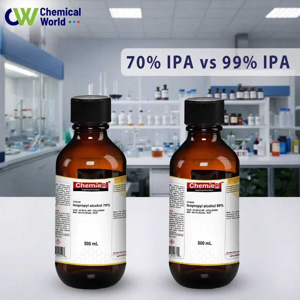 70% Isopropyl alcohol vs. 99% Isopropyl alcohol: Which Is Better for Your Application?