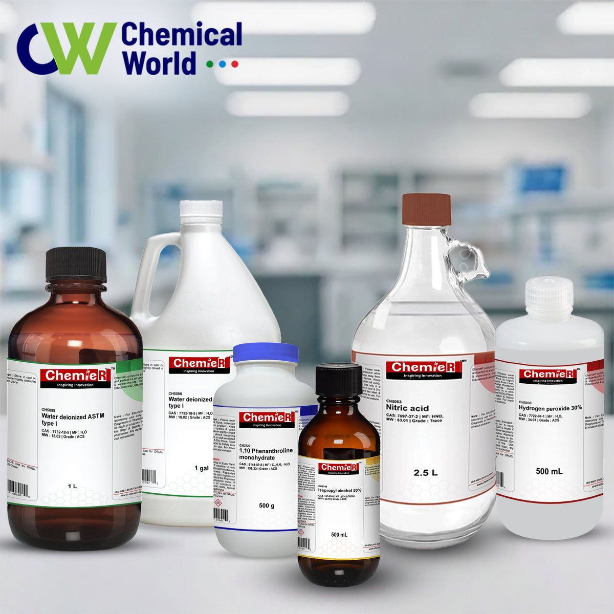ChemieR Laboratory Chemicals at Chemical World: Built for Accuracy, Backed by Quality
