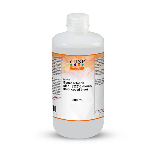 Buffer Solution pH 10.0 @ 25°C Borate Color Coded Blue