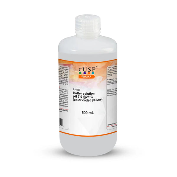Buffer Solution pH 7.0 @ 25°C Color Coded Yellow