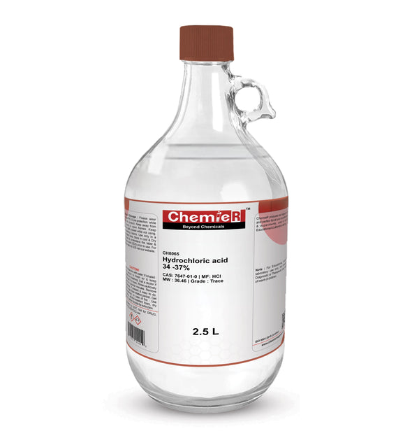Hydrochloric acid 34 -37% Trace grade