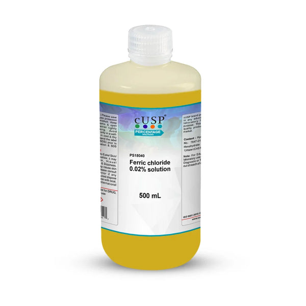 Ferric Chloride 0.02% Solution