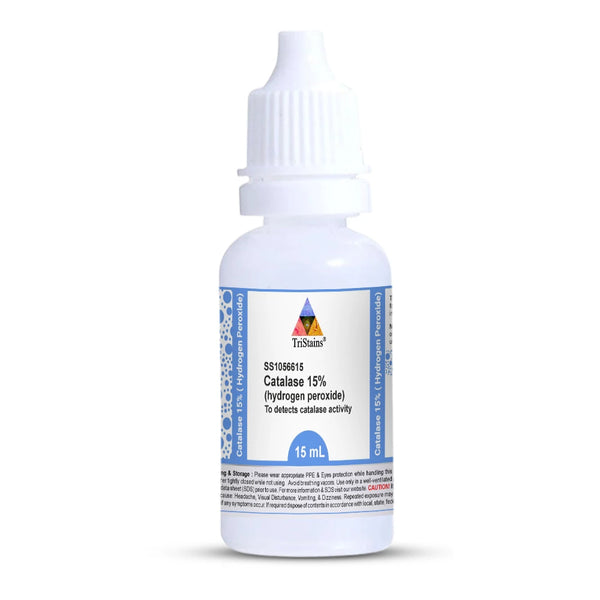 microbiology catalase reagent 15% 15ml - medex supply... Catalase 15% (Hydrogen Peroxide) | SS1056615 | TriStains – Chemical Worlds