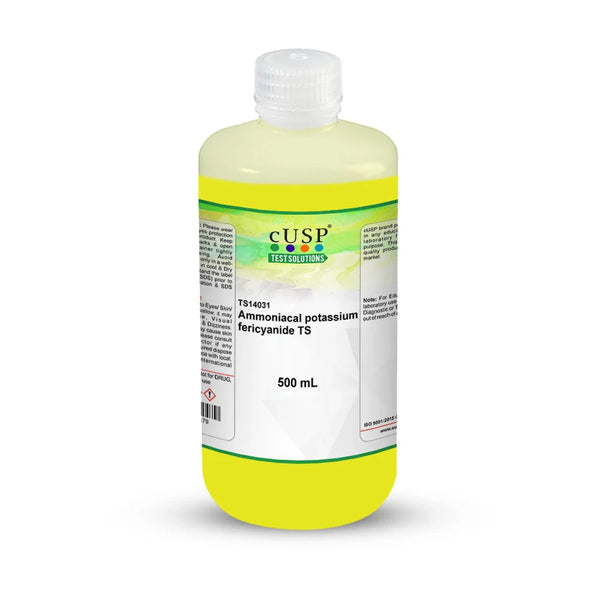 Ammoniacal Potassium ferricyanide TS