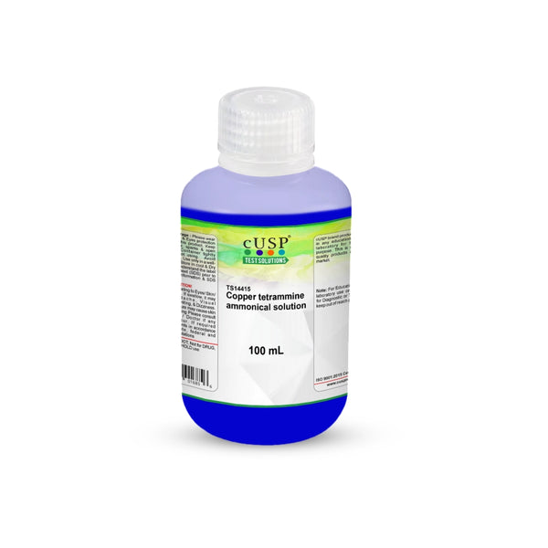 Copper tetrammine ammonical solution