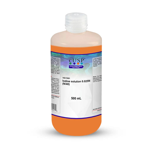 Iodine Solution 0.025N (N/40)