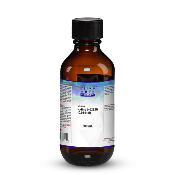 Iodine 0.0282N (0.0141M)