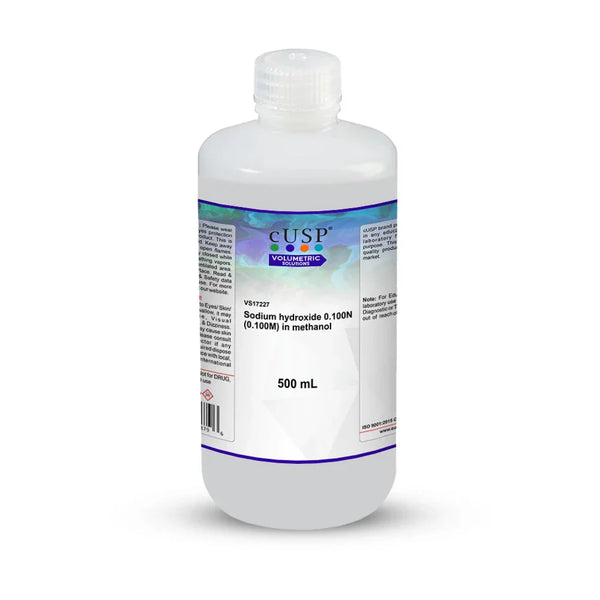Sodium Hydroxide 0.100N (0.100M) In MeOH