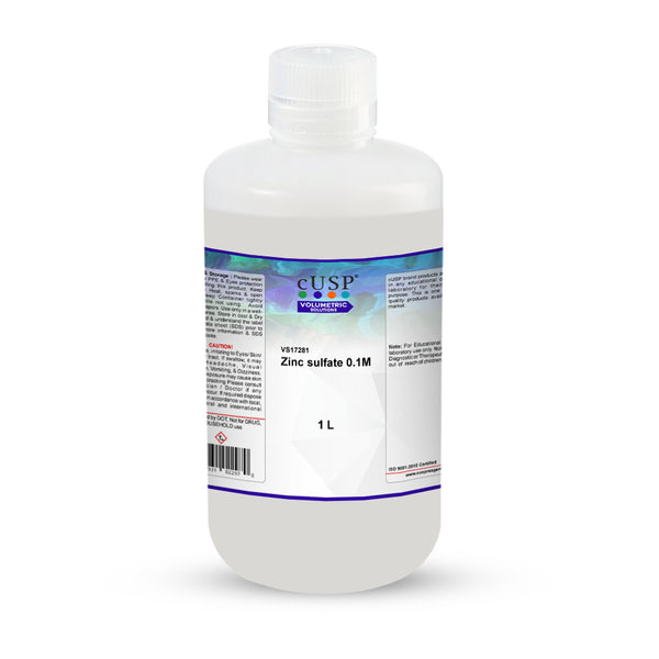 Zinc sulfate 0.1 M